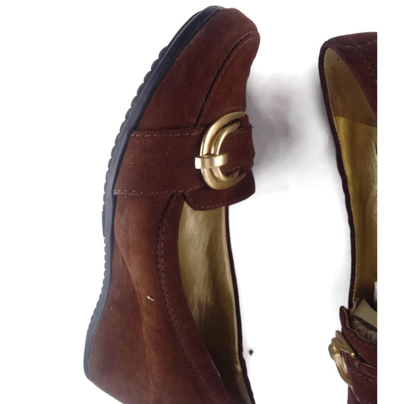 UNISA Buckle Detail Textile Wedge Heel Size 7.5 - Picture 2 of 7